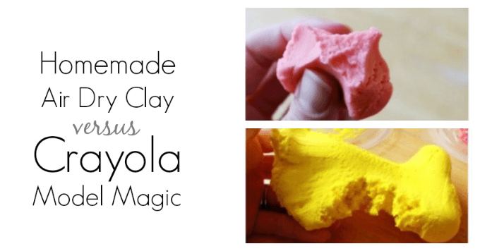 Homemade Model Magic vs Crayola Model Magic