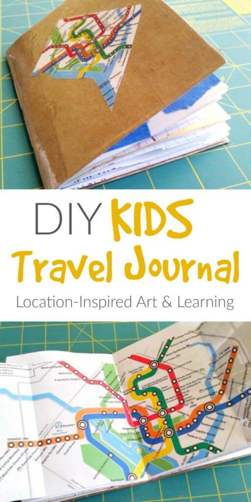 DIY Kids Travel Journal for Location Inspired Art and Learning