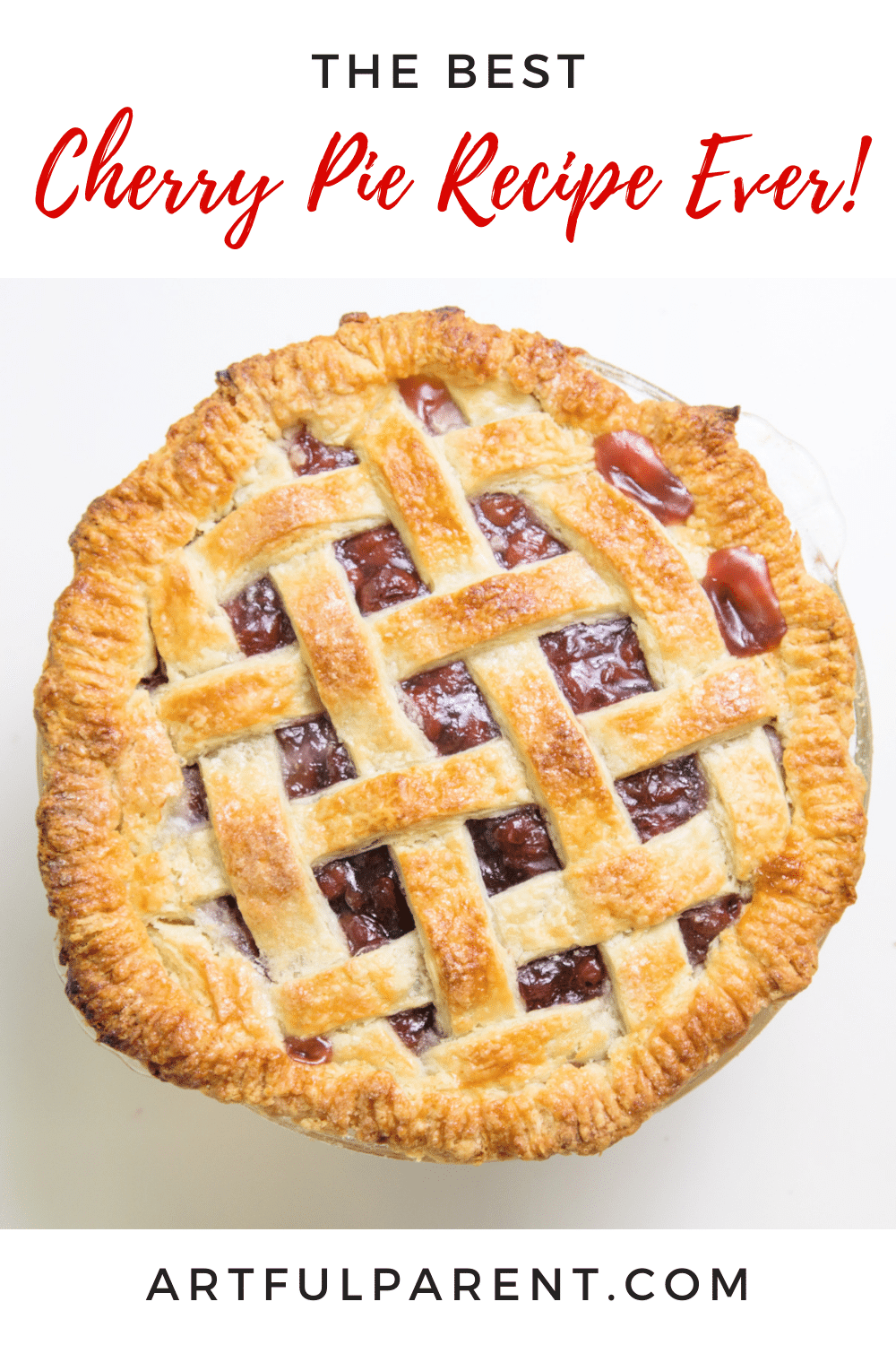 The Best Cherry Pie Recipe Ever (+ video!)