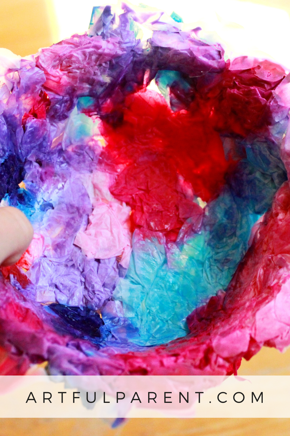 How to Make a Tissue Paper Birds Nest