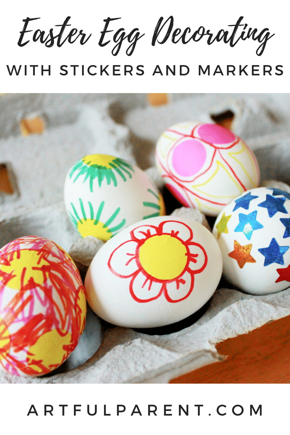 egg decorating with stickers pinterest