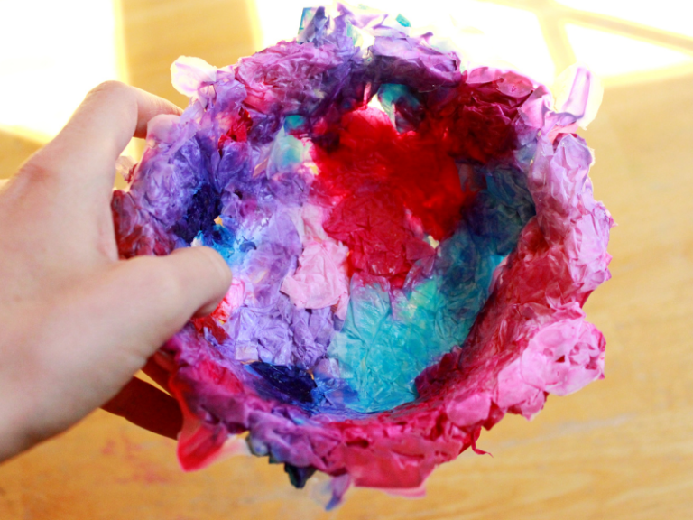 tissue paper nest