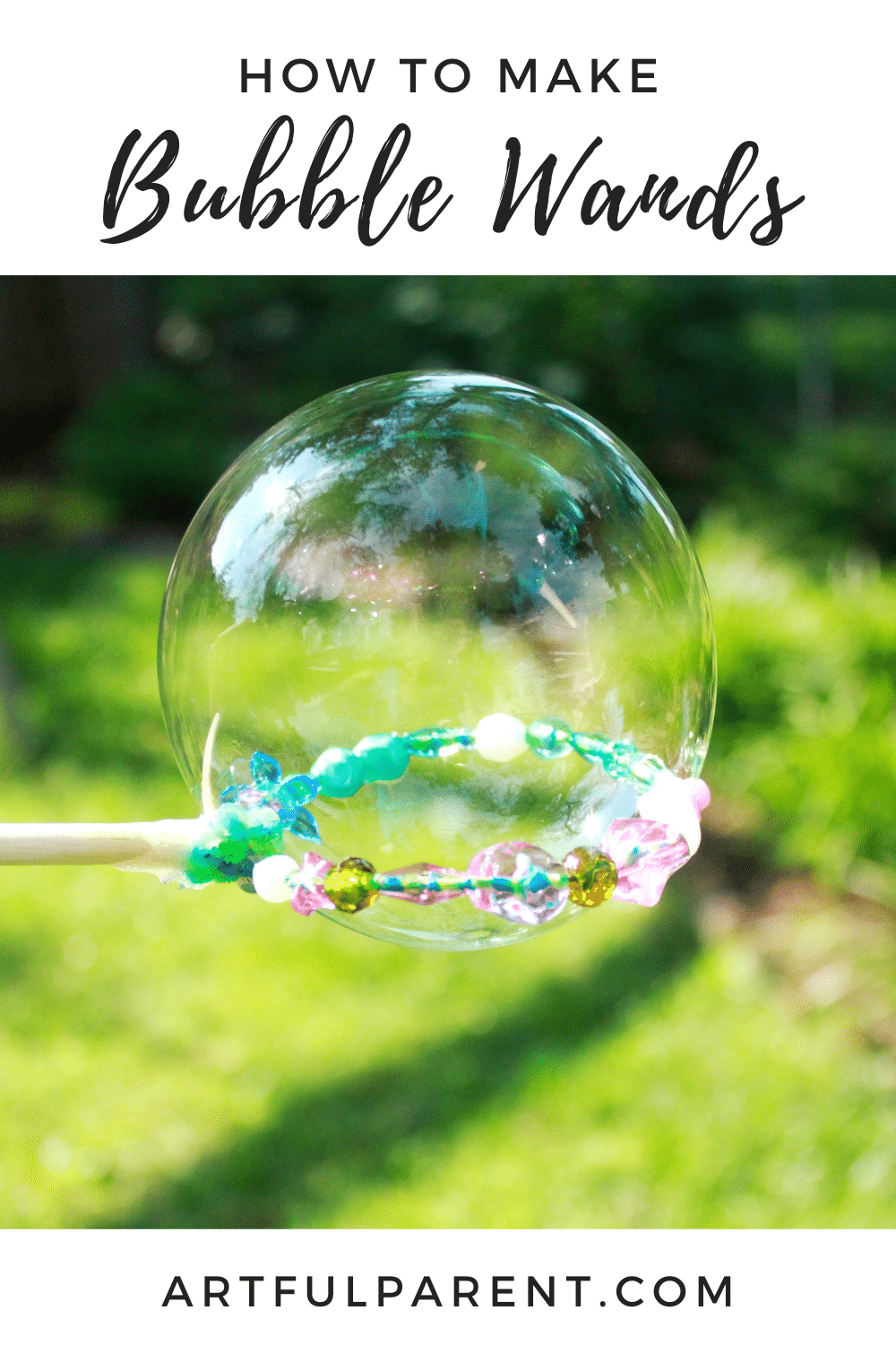 How to Make DIY Bubble Wands with Beads