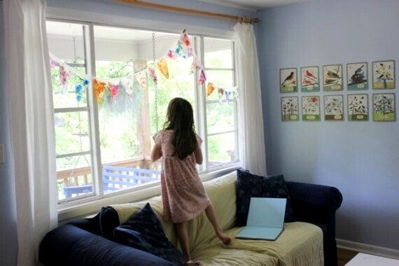 Stained Glass Bunting Decorations