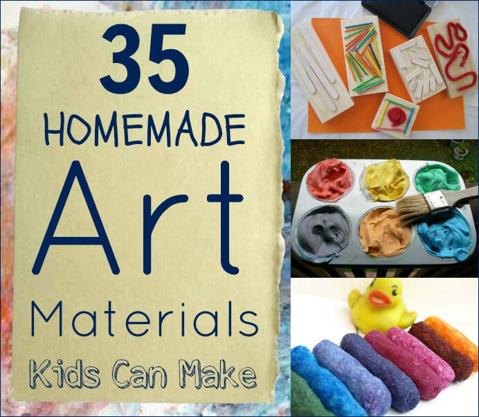 35 Homemade Art Materials Kids Can Make - The Artful Parent