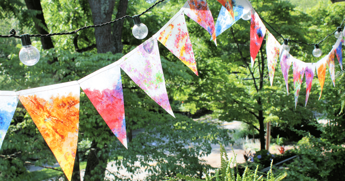 "Stained Glass" Pennant Bunting