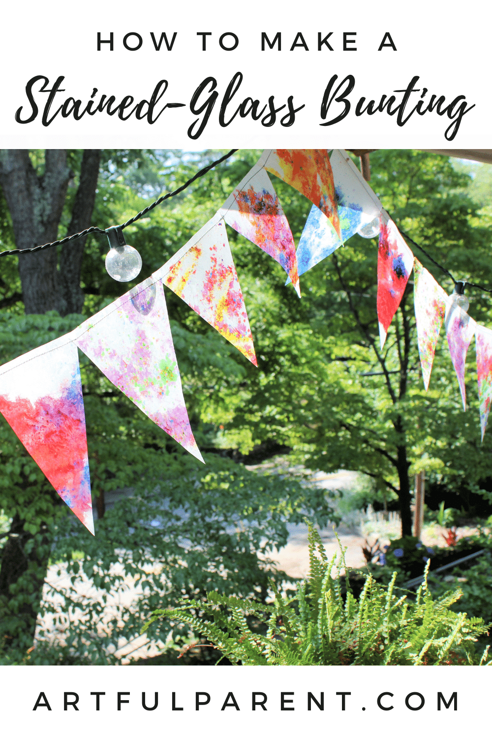 how to make a bunting pin