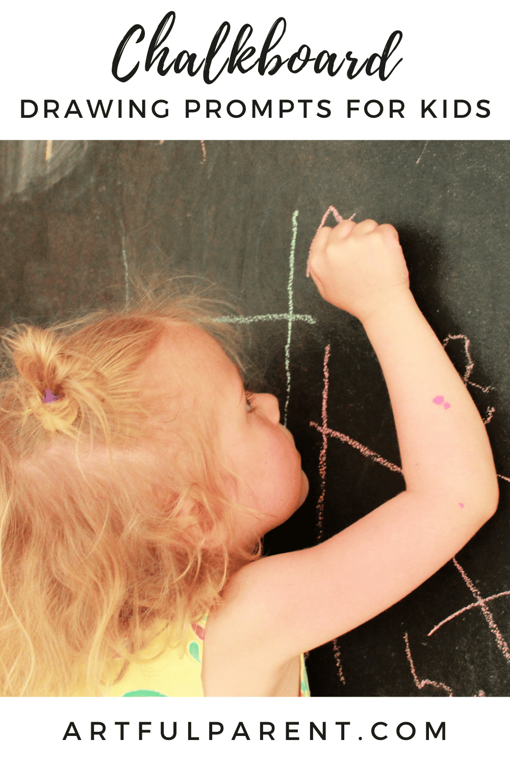 Chalkboard Drawing Prompts for Kids