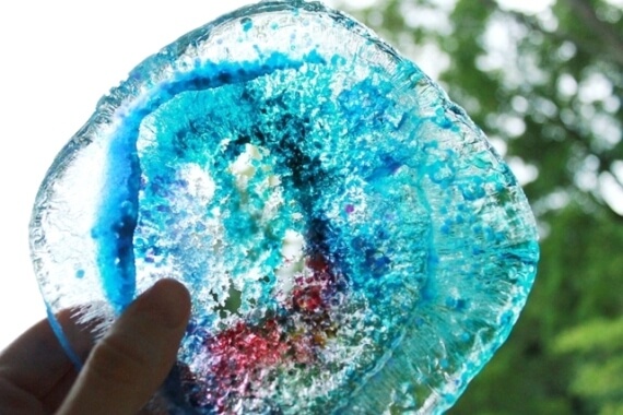 Melted Ice Science Experiment is Beautiful