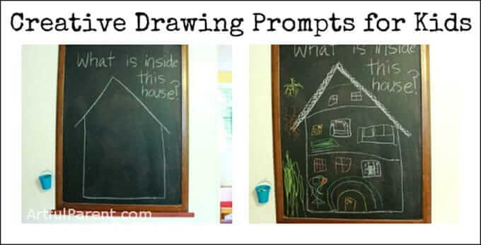 Creative Drawing Prompts for Kids - Houses