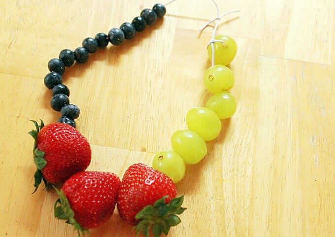 Edible Jewelry – Fruit Necklaces Make a Fun Kids Snack