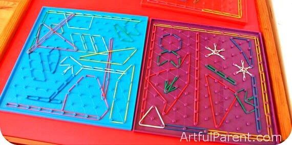 Geoboards for kids art and creativity