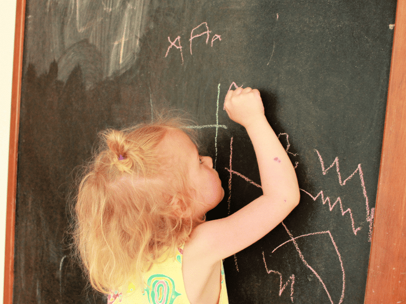 chalkboard drawing prompts