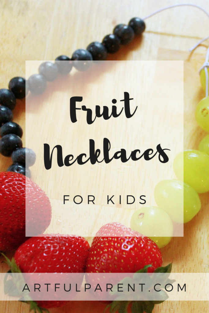 fruit necklace pin