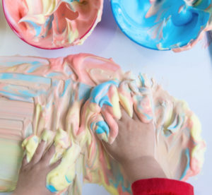 Shaving Cream Sensory Play Ideas for Kids