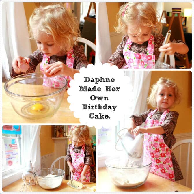 Daphne Made Her Own Birthday Cake, Too