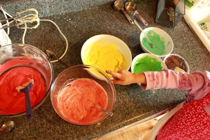 Baking the Rainbow Bundt Cake 5