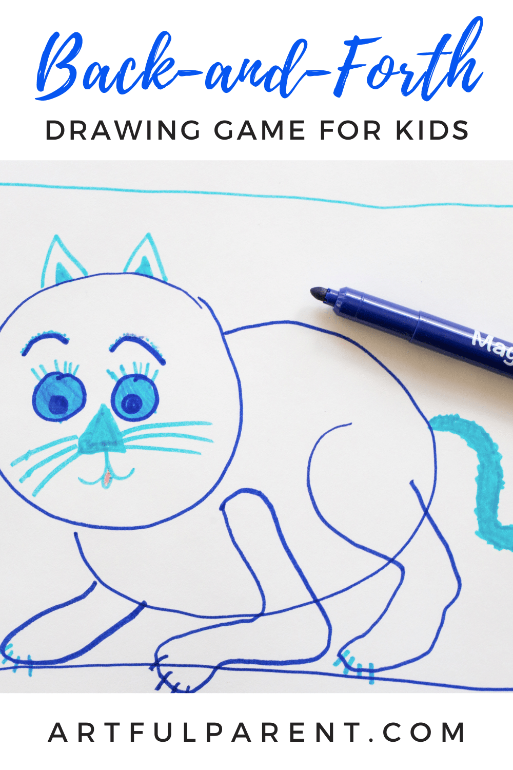 A Back-and-Forth Drawing Game for Kids