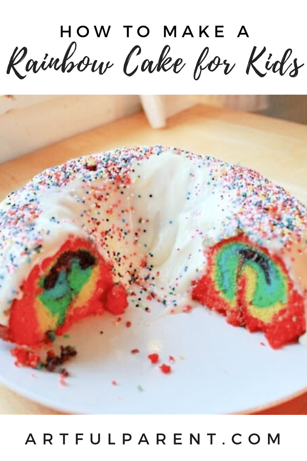 How to Make a Rainbow Cake for Kids