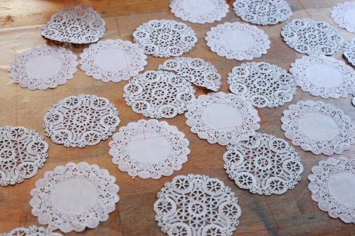 DIY Lace Doily Stained Glass Window 07