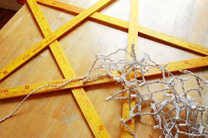 Lighted Wooden Star 01 Lighted Wooden Star 01