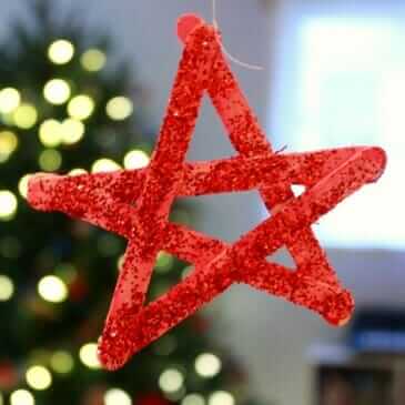 Glitter Stars A Simple Christmas Craft For Kids Or Adults