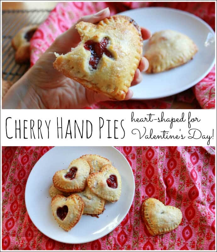 Cherry Hand Pies :: Heart Shaped for Valentines Day
