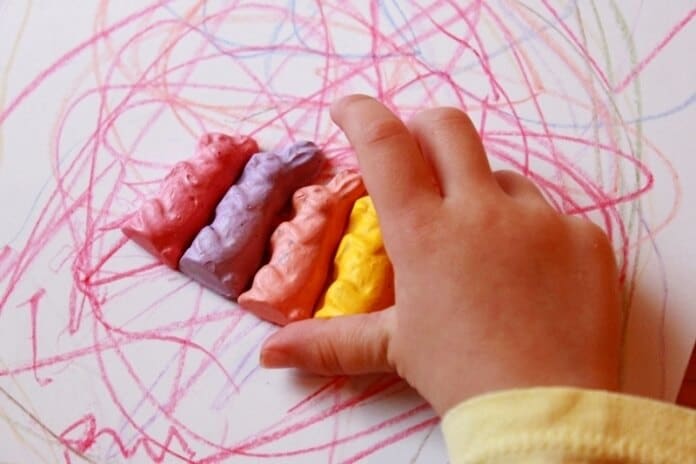 Shaped Crayons Creative Drawing for Kids 10