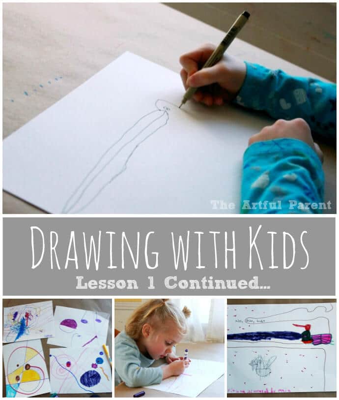 Drawing with Kids Using the Monart Method :: Lesson 1 - Artful Parent