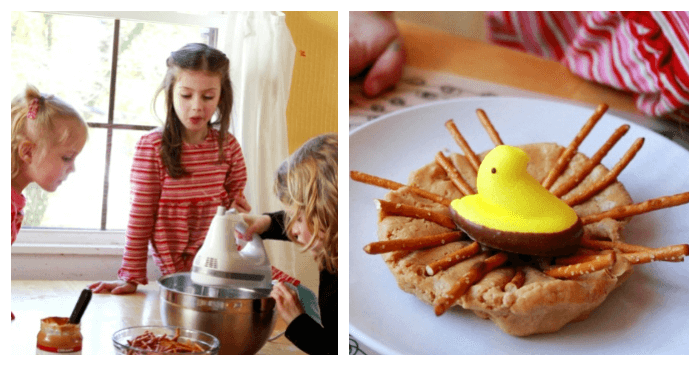 Pretzel Nests - Creative Easter Snack for Kids