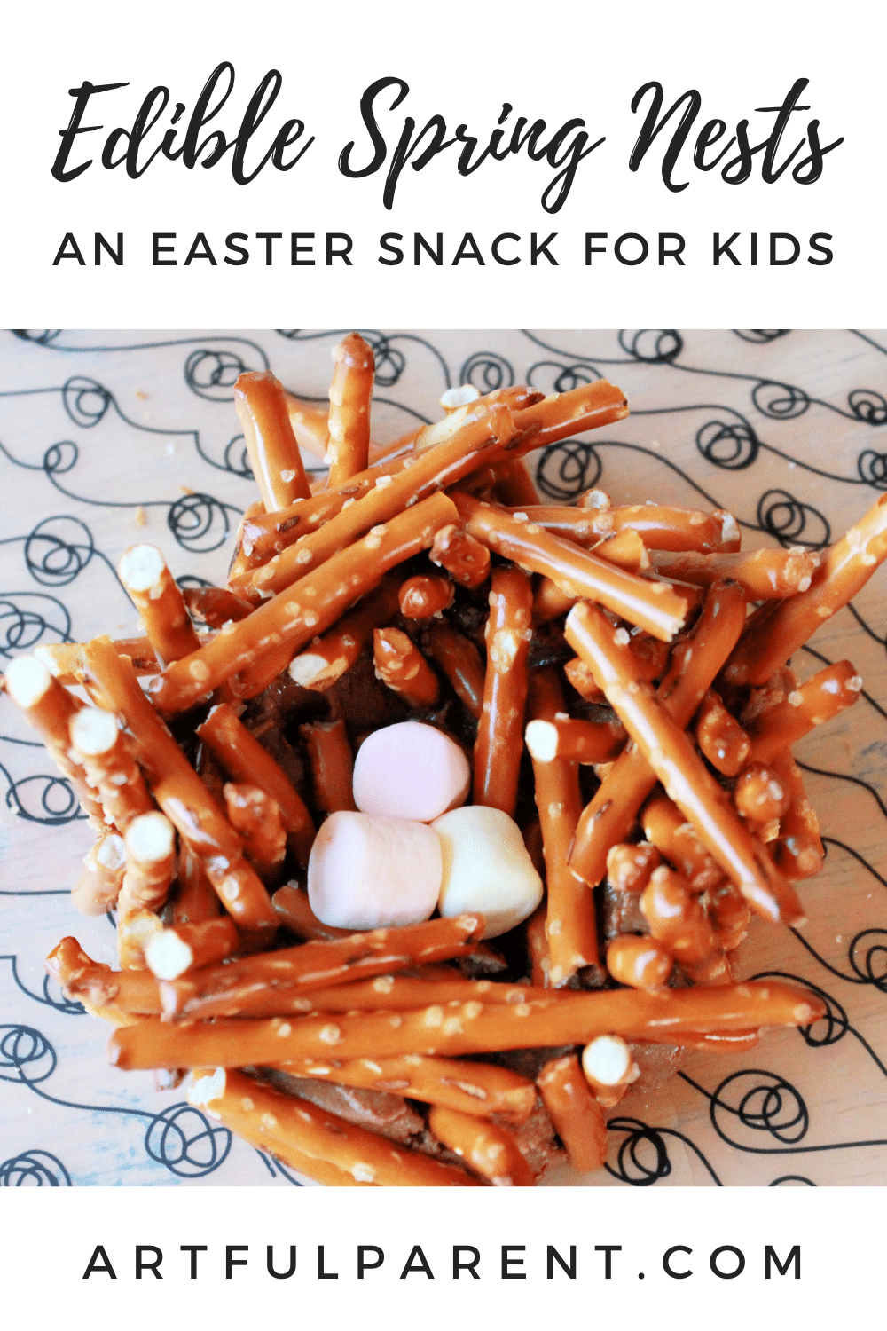 How to Make a Spring Nest Easter Snack