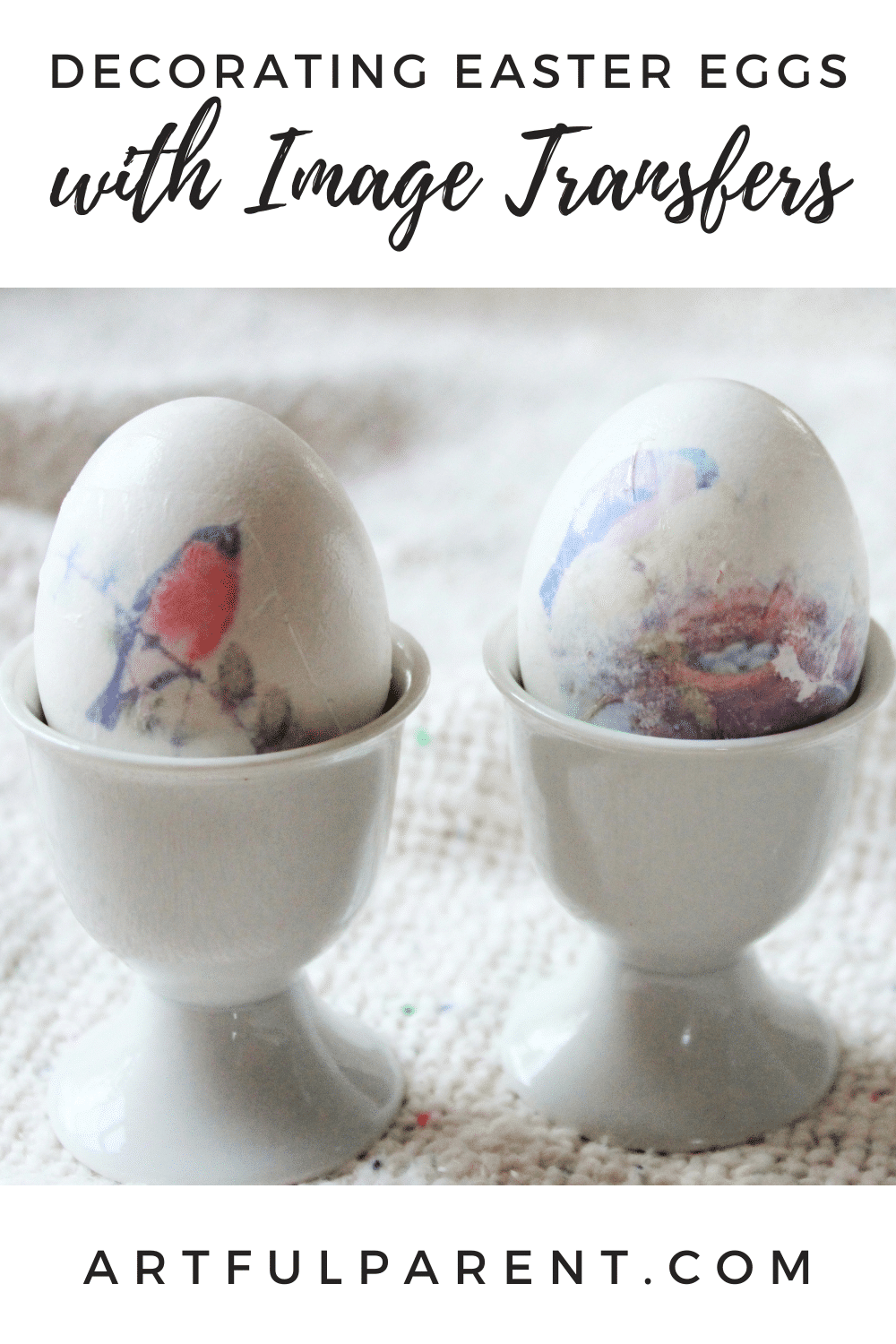 image transfer easter eggs pinterest