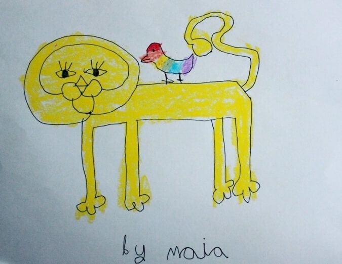 Drawing with Kids Lion Lesson 2 27