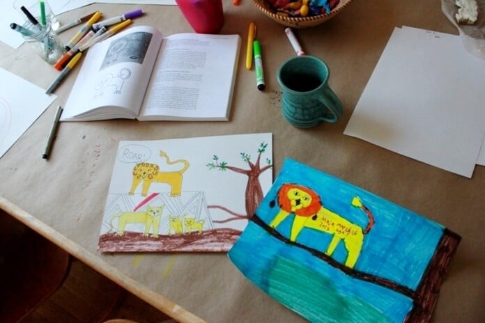 Drawing with Kids Lion Lesson 2 21