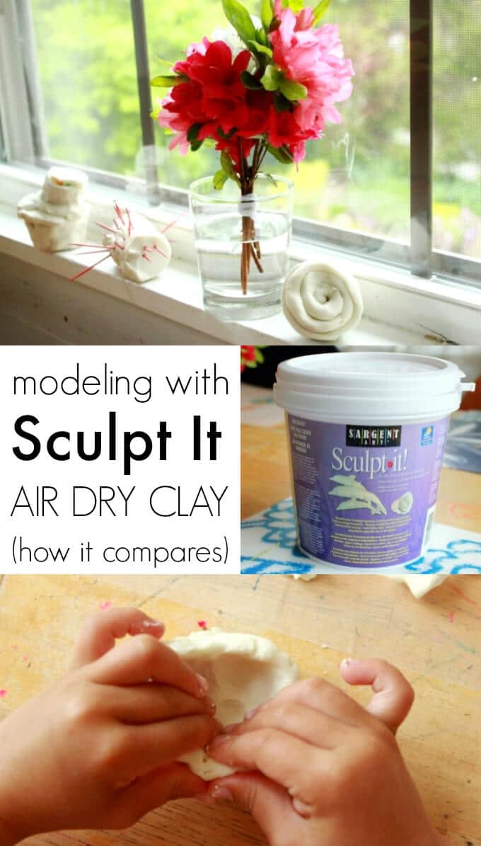 Modeling with Sculpt It Air Dry Clay  The Artful Parent