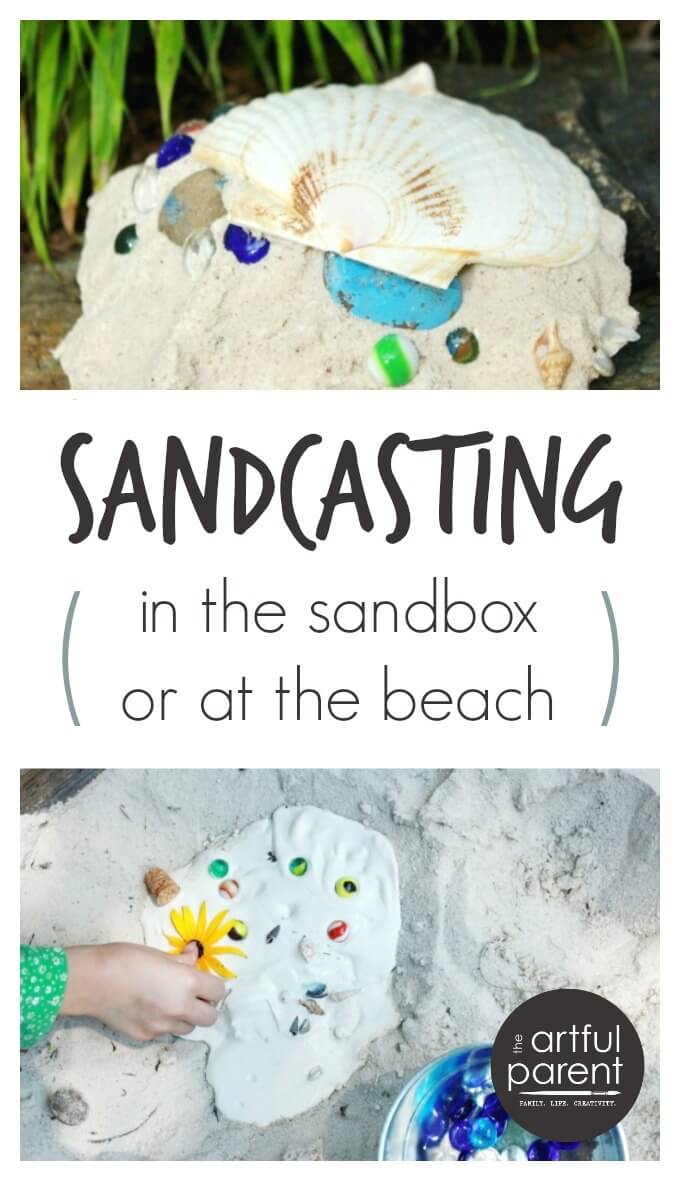 Sandcasting in the sandbox or at the beach