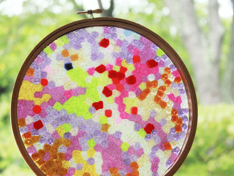 suncatcher embroidery frame