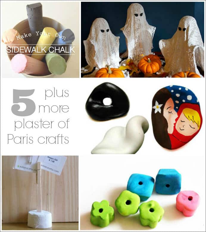 10 Arts and Crafts Activities to Try with Plaster of Paris from plaster leaves to freeform balloon sculptures!