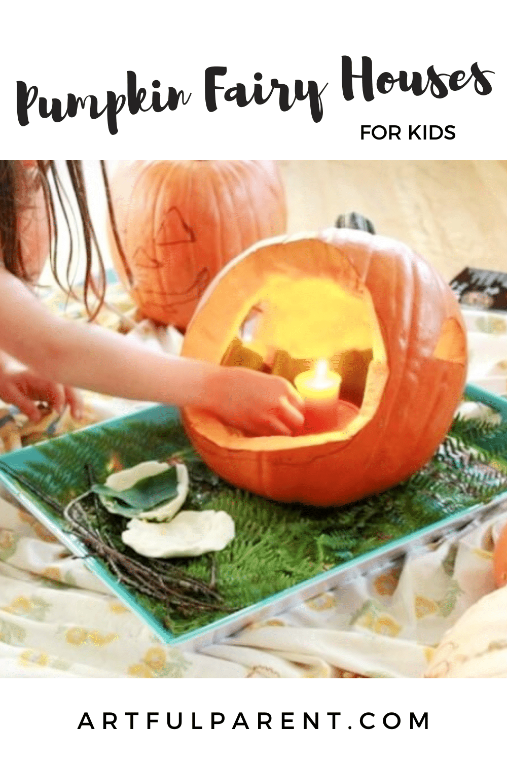 How to Carve & Decorate A Pumpkin Fairy House For Kids