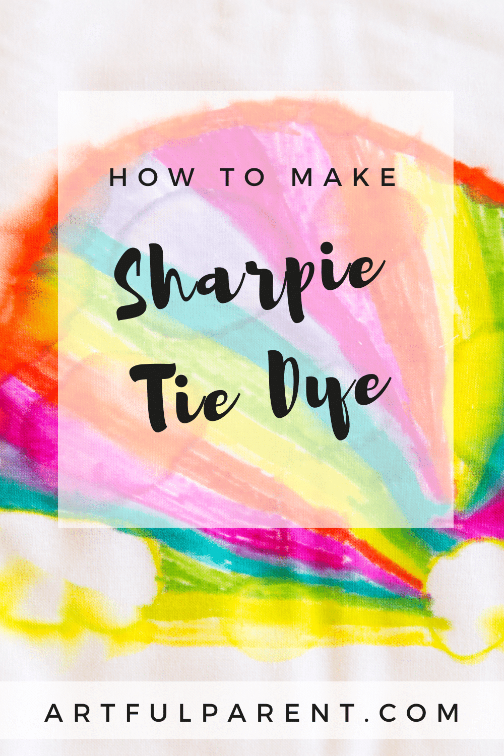 How to Make Sharpie Tie Dye Pillows