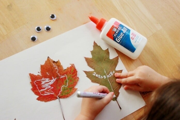 Leaf Peepers Fall Craft for Kids (17)