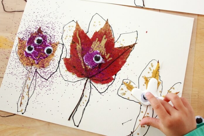 Leaf Peepers Fall Craft for Kids