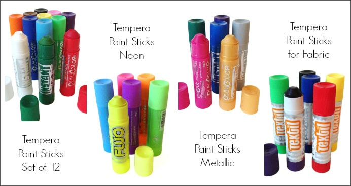 Tempera Paint Sticks