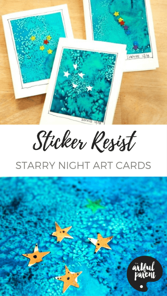 Starry Night Art Cards - Pinterest