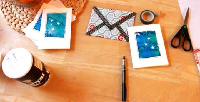 Starry Night Art Cards - package