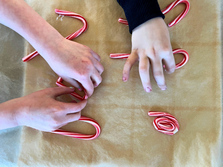 shaping candy canes