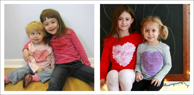 Heart Doily Shirts 3 Years Later