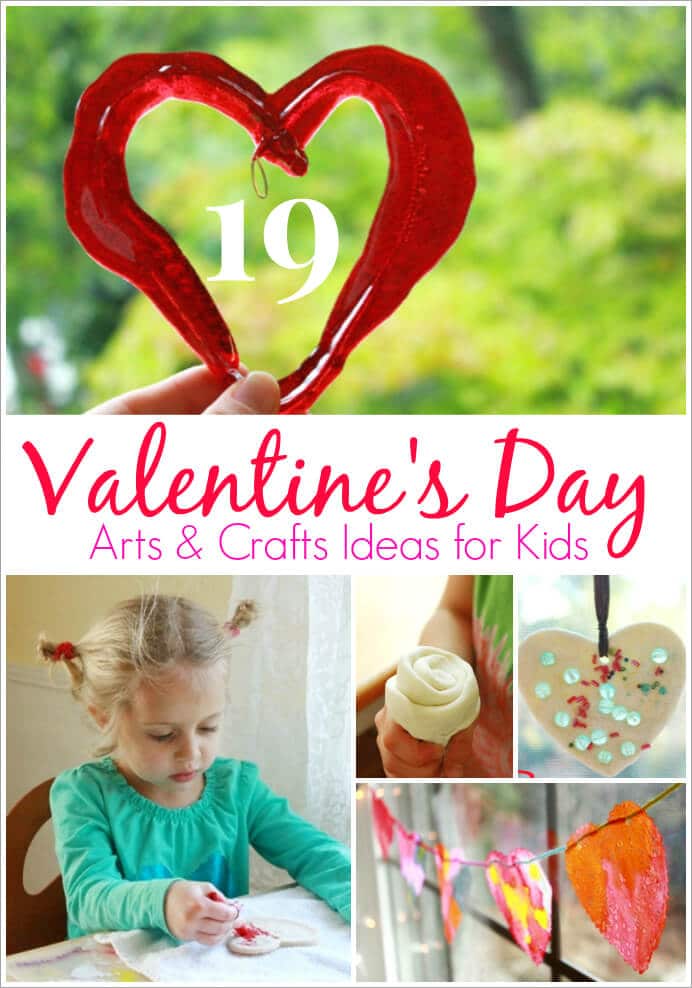 19 Valentines Day Arts and Crafts Ideas for Kids