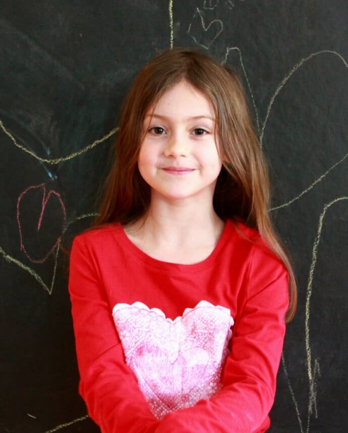 Doily Printed Heart Shirts for Valentine's Day