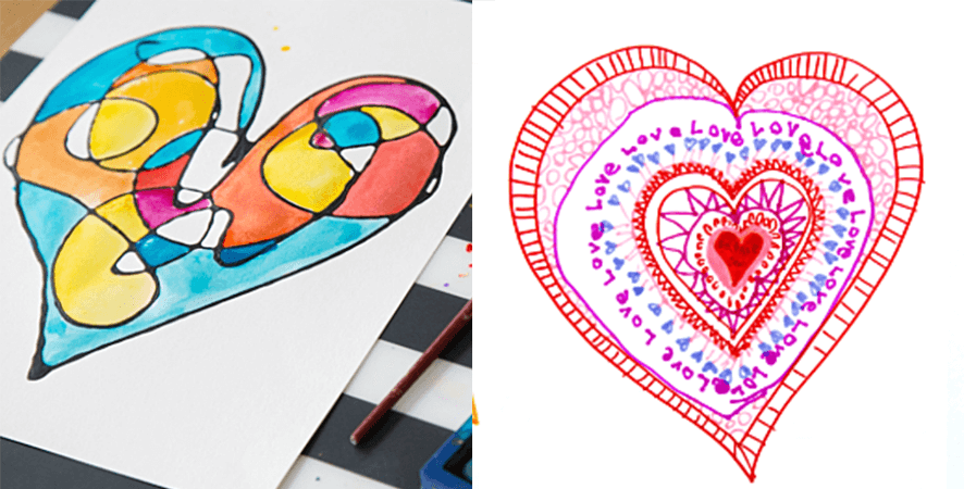 Featured image of post Valentines Day Canvas Painting Ideas For Kids : Get creative with these valentine&#039;s day crafts for kids and adults.